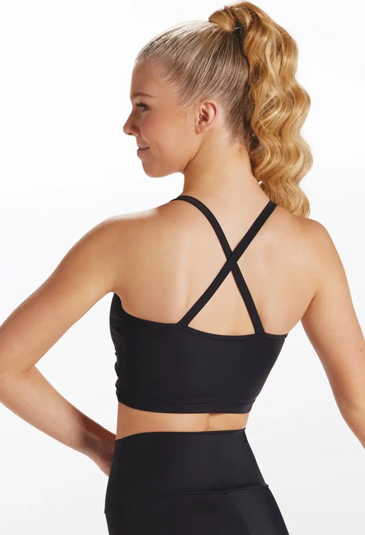 Pre-Owned Crop top, Small Child, Black, Balera, MT12644 twisted, Jazz, Contemporary, convention