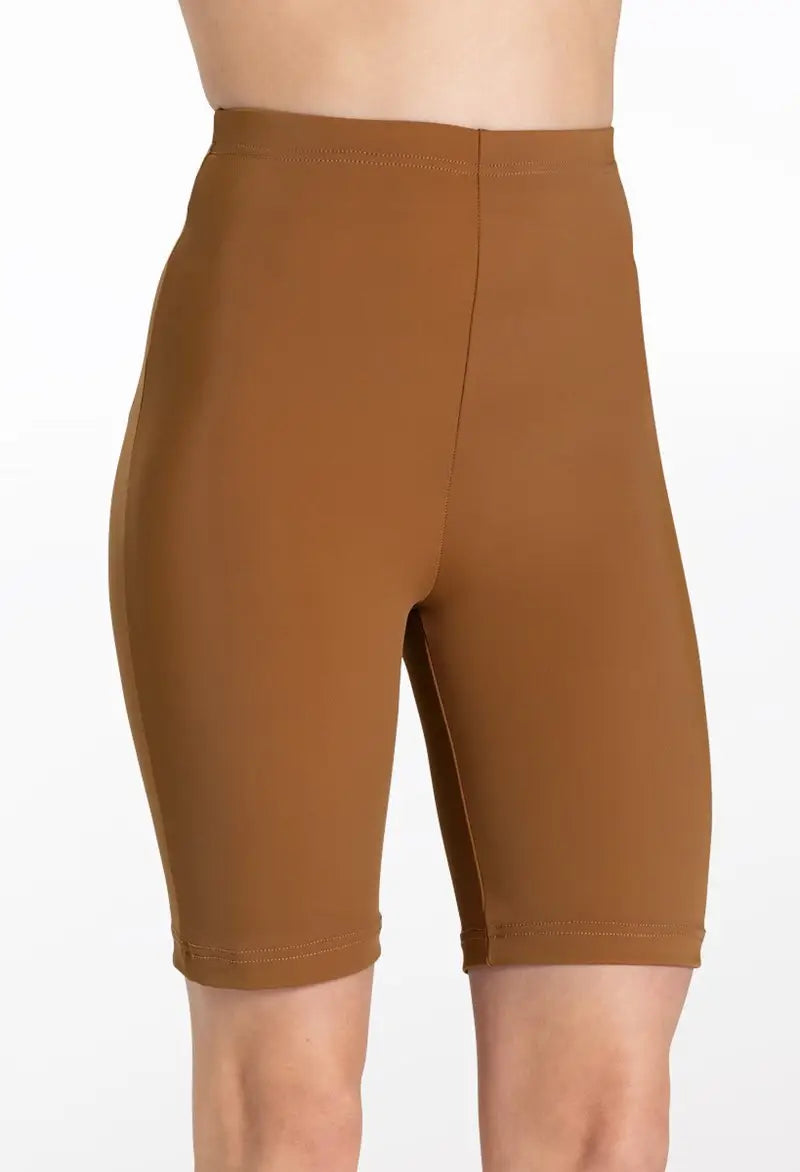 Pre-Owned Shorts Weissman MT13219 Medium Adult Camel Brown Jazz Gymnastics