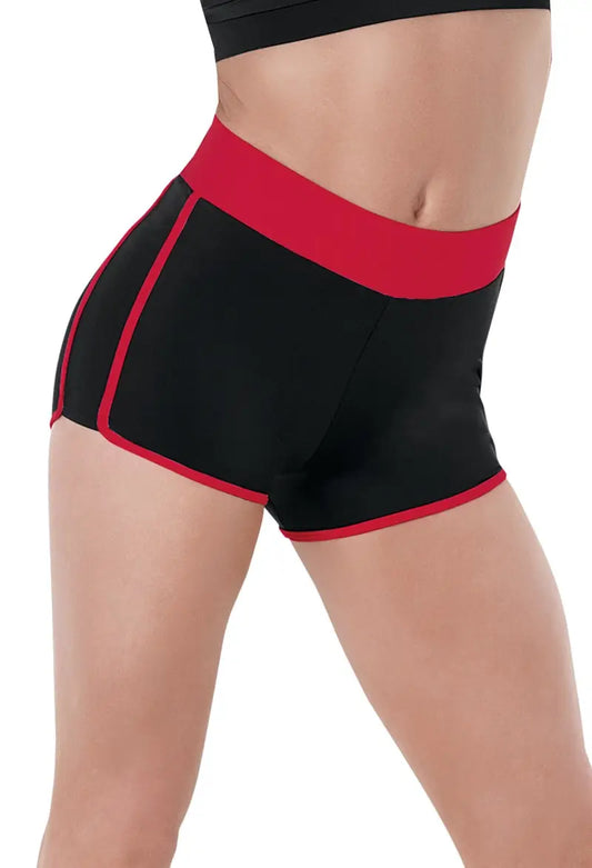 Pre-Owned Dolphin Shorts Balera MT9101 Medium Child Red Jazz Gymnastics Cheer