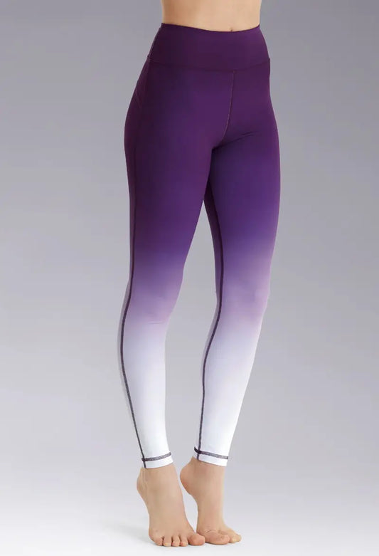 Pre-Owned Leggings Balera PL11340 Large Child Purple Ombre Hip Hop jazz