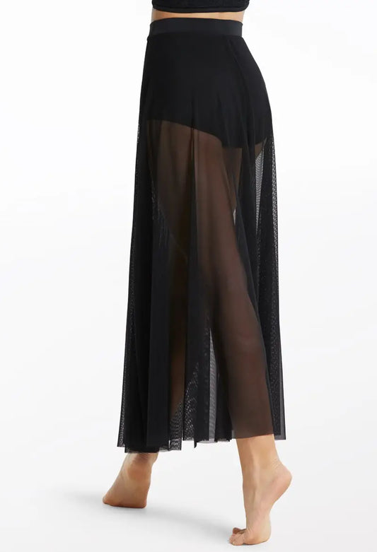 Pre-Owned Skirt Balera S7926 Medium Adult Black Long High Waist Skirt Contemporary Costume