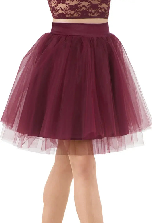 Pre-Owned Costume Tutu Balera S8169 Medium Adult Burgundy High Waist Ballet Contemporary