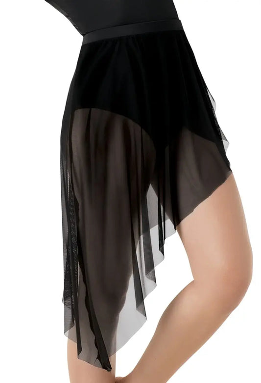 Pre-Owned Costume Skirt Balera S9714 Black Small Adult Lyrical Contemporary