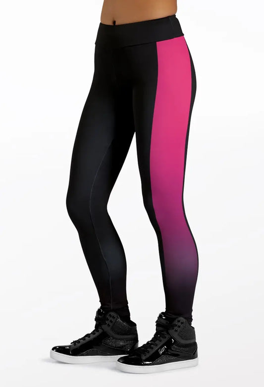 Pre-Owned Leggings Balera SP006 Medium Child Black Pink Jazz Acro
