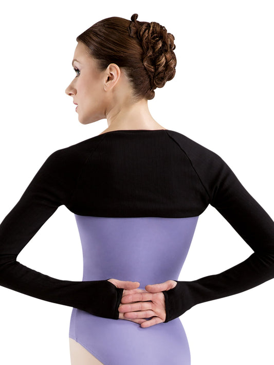 New Sweater Shrug Harmonie Black Medium/Large Adult Ballet Pointe